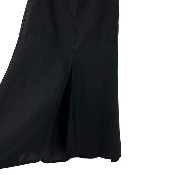 Closed Lillies Linen Blend Midi Skiet Sz S Black - Picture 3 of 8